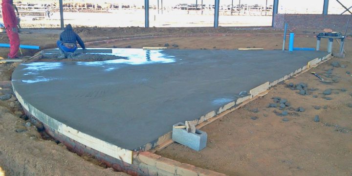 Alfalfa Dairy – Casting the concrete floor