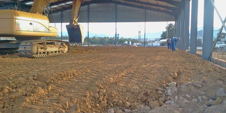 Alfalfa Dairy – floor preperation