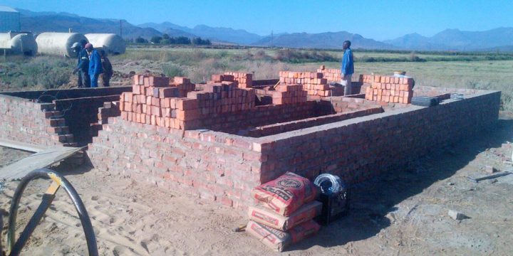 Alvi’s Drift – wine cellar construction work
